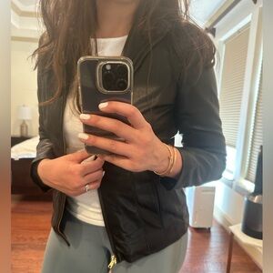 Cole Haan Black Leather Jacket